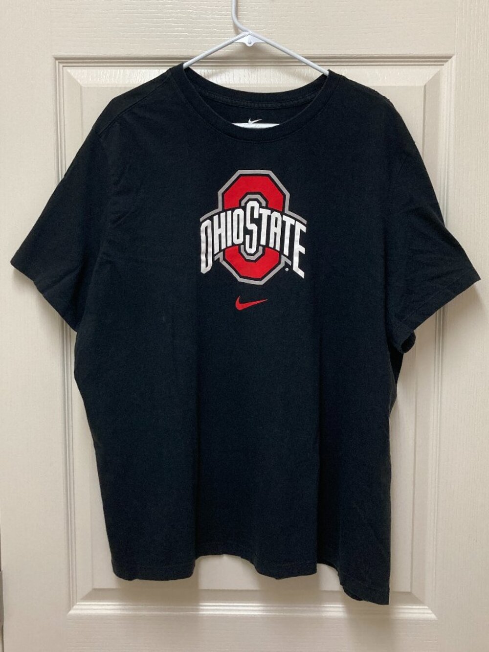 Nike Mens Official Ohio State Buckeyes Short Sleeve XXL T-Shirt in Black Block O